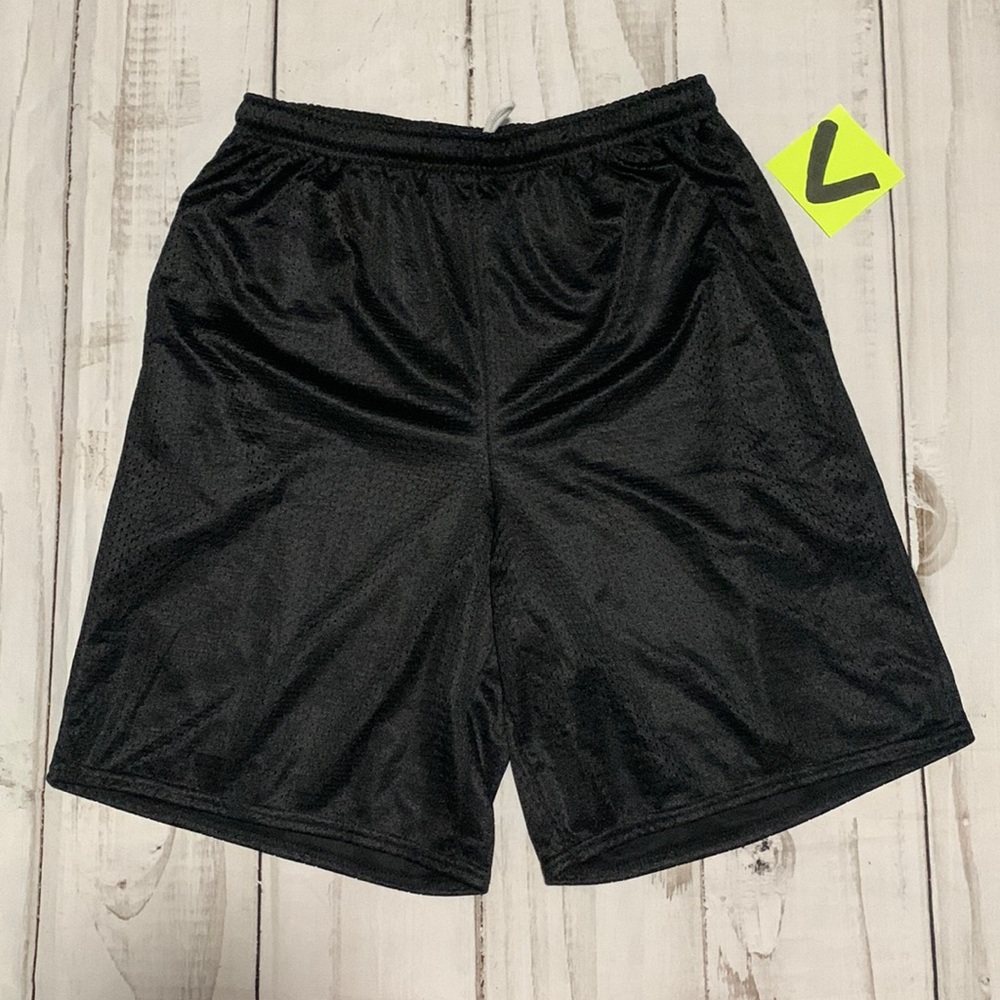 Hibbett Sports | Sz L black mesh gym / basketball shorts